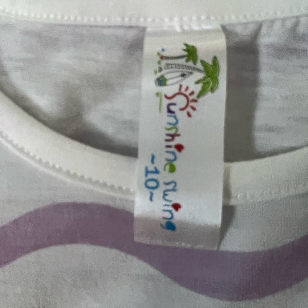 Girls 10 Sunshine Swing Sleeveless Mermaid Top NWT - Picture 4 of 6